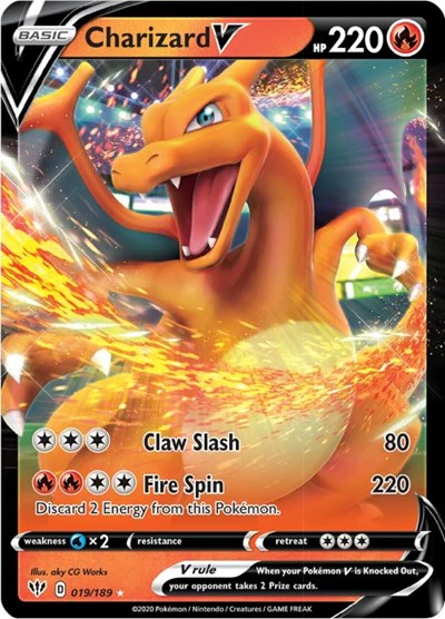 SWSH03: Charizard V (Holofoil)