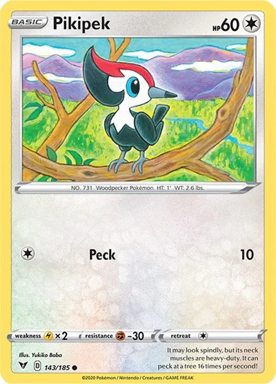 SWSH04: Pikipek (Reverse Holofoil)