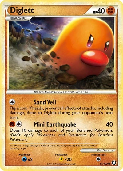TM: Diglett (Reverse Holofoil)