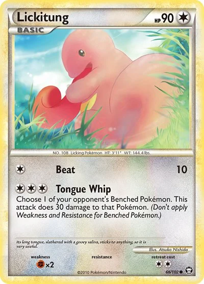 TM: Lickitung (Reverse Holofoil)