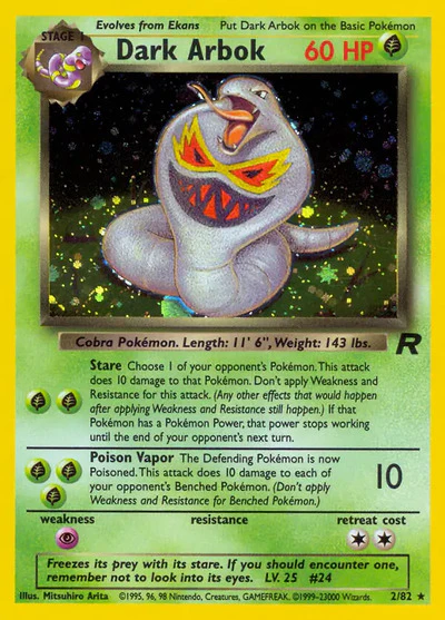 TR: Dark Arbok (2) (Unlimited Holofoil)