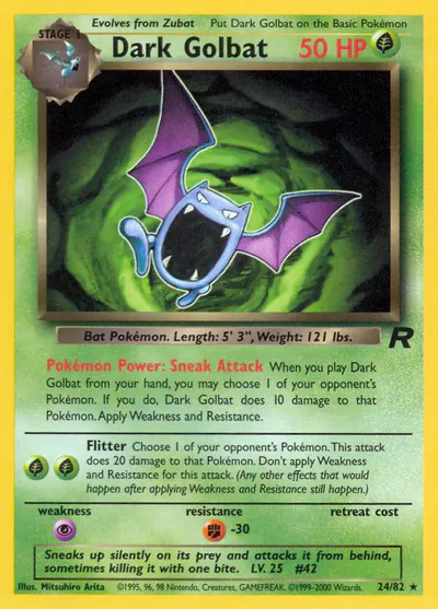 TR: Dark Golbat (24) (Unlimited)