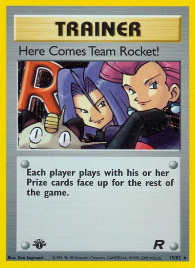 TR: Here Comes Team Rocket! (15) (1st Edition Holofoil)