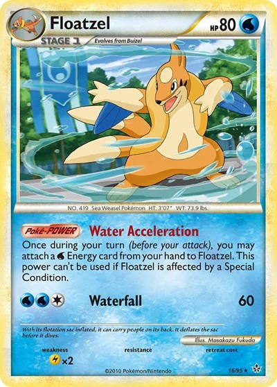 UL: Floatzel (Reverse Holofoil)