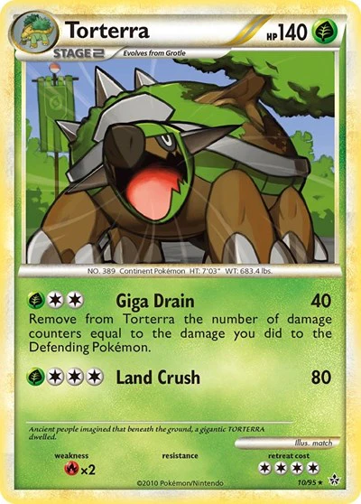 UL: Torterra (Reverse Holofoil)