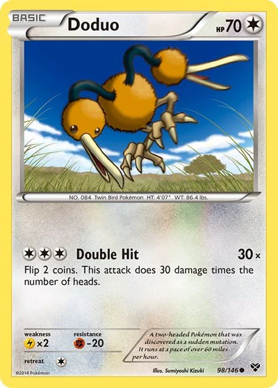 XY: Doduo (Reverse Holofoil)