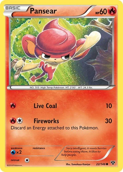 XY: Pansear (Reverse Holofoil)