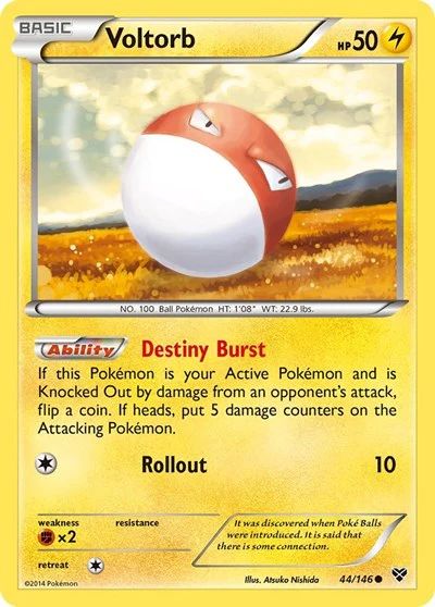 XY: Voltorb (Reverse Holofoil)